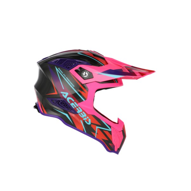 CASCO AIRSTRIKE-X NEGRO/ROSA