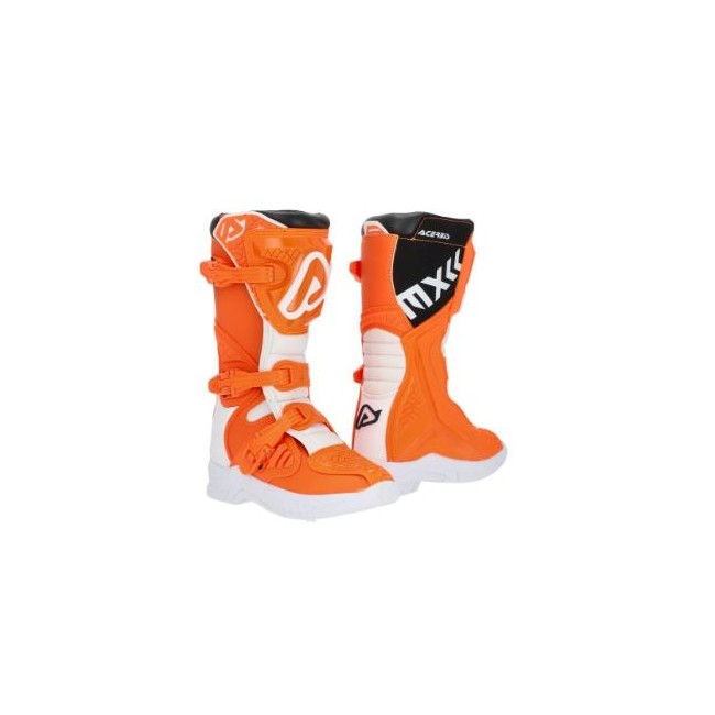 BOTAS ACERBIS JUNIOR X-TEAM NARANJA-BLANCO-BEGRO