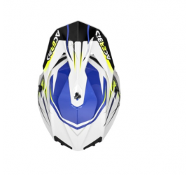CASCO LINEAR 2206 GRAPHIC BLANCO/AZUL