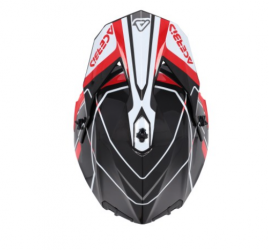 CASCO LINEAR 2206 GRAPHIC GRIS/ROJO