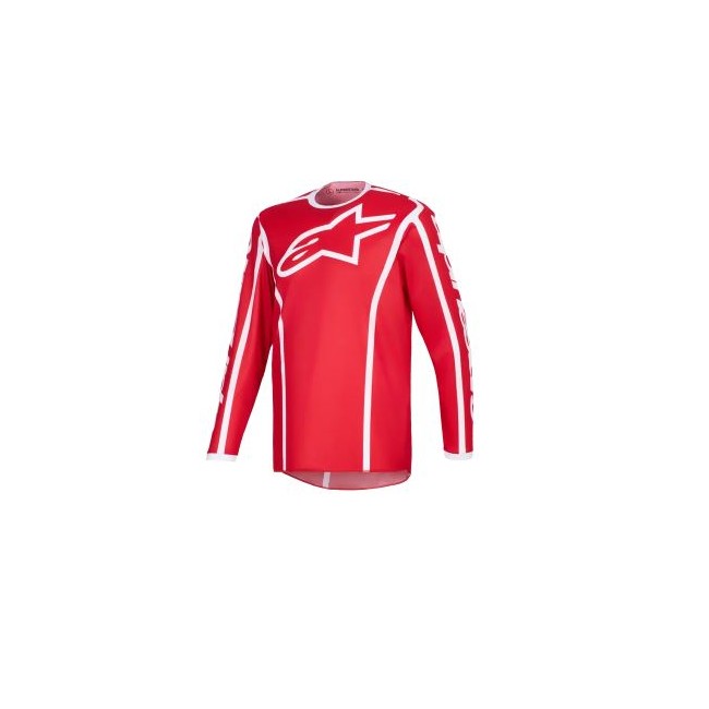 CAMISETA ALPINESTAR FLUID APEX ROJO-BLANCO