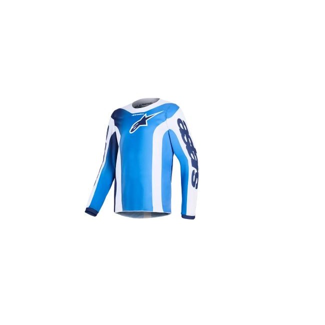 CAMISETA JUNIOR ALPINESTAR FLUID PORTL AZUL-NEGRO -BLANCO