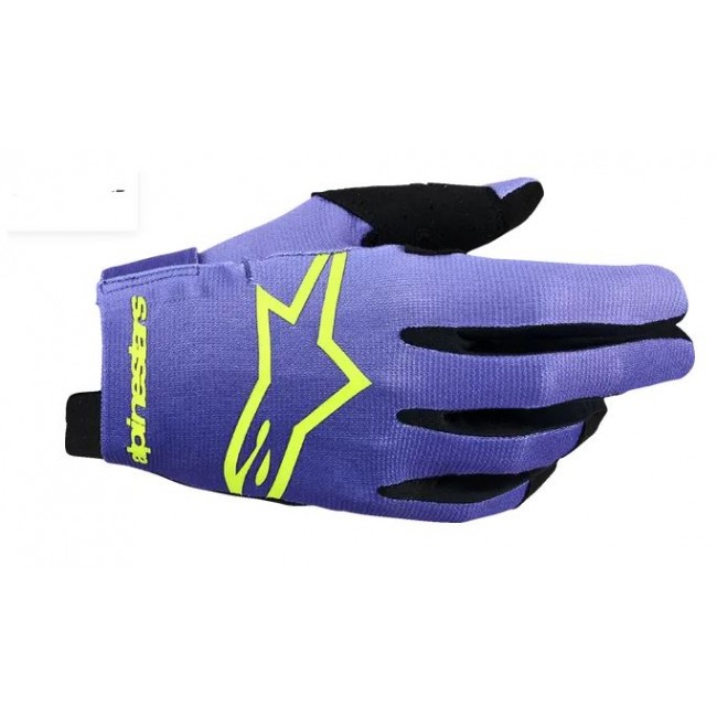 GUANTES ALPINESTAR RADAR MORADO-AMARILLO FLUOR