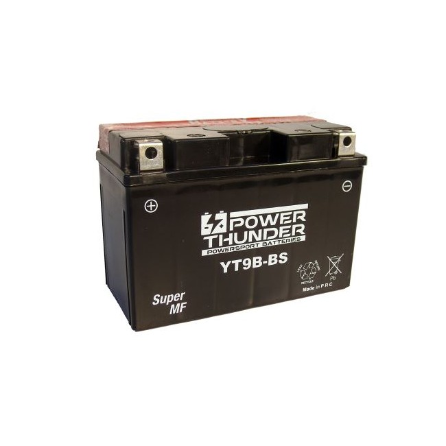 BATERÍA POWER THUNDER CT9B-BS SIN MANTENIMIENTO