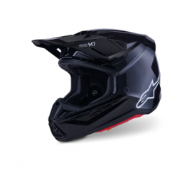 CASCO SM7 NEGRO BRILLO