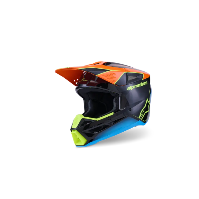 CASCO SM3 FRAY NEGRO/NARANJA/AMARILLO