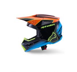 CASCO SM3 FRAY NEGRO/NARANJA/AMARILLO
