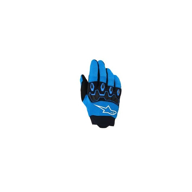 GUANTE ALPINESTAR JUNIOR FULL BORE V2 NEGRO-AZUL