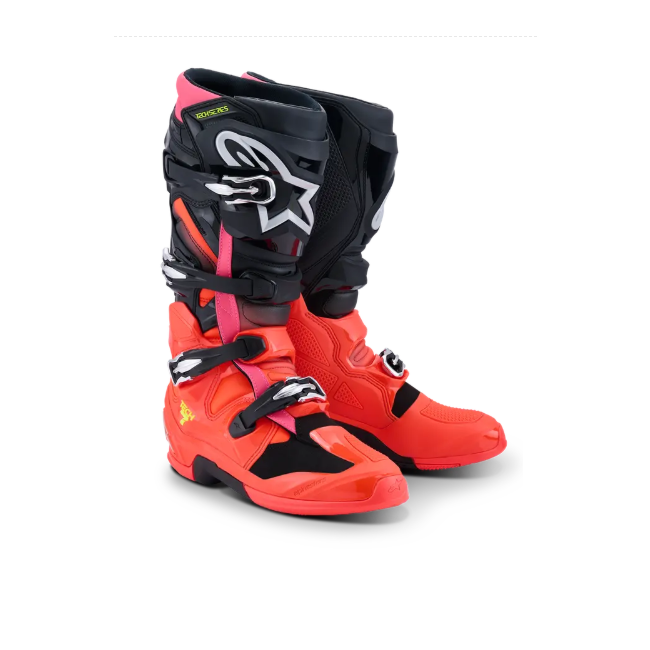 BOTAS ALPINESTAR TECH7 NEGRA/ROJA/ROSA