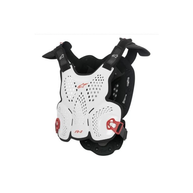Peto alpinestar A-1 roost negro-blanco-rojo