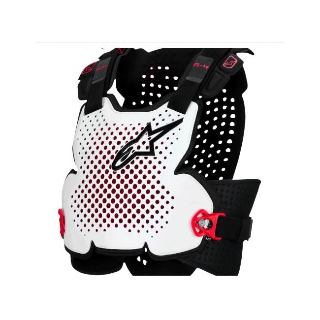 Peto alpinestar  A-4 Plasma negro-blanco