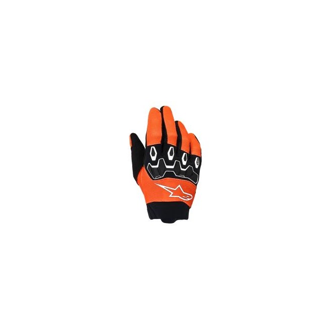 GUANTE ALPINESTAR JUNIOR FULL BORE V2 NEGRO-NARANJA