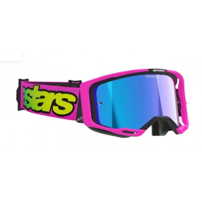 GAFAS ALPINESTAR VISION 8 ROSA-AMARILLO FLUOR