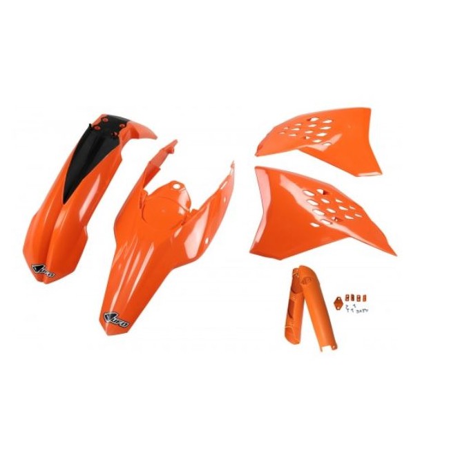 FUL KIT KTM UFO EXC 125 09-11 EXC 200 09-11 NARANJA
