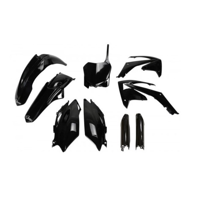 FULL KIT UFO HONDA CRF 250R 2011-2013 CRF 450R 2011-2012 NEGRO