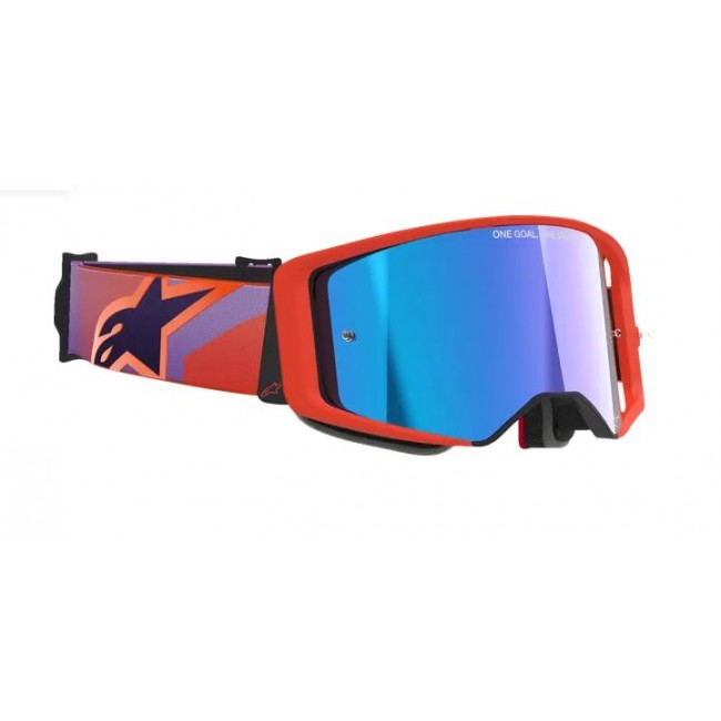 GAFAS ALPINESTAR SUPERTECH VISION CORP CORAL-MORADO-AZUL