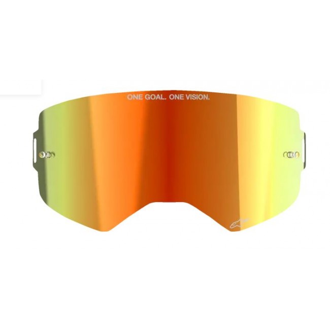 Lente para gafas de protección Supertech ABS Visio ROJO