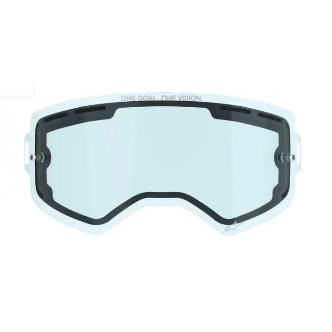Lente doble panelado para gafas de protección Supertech azul