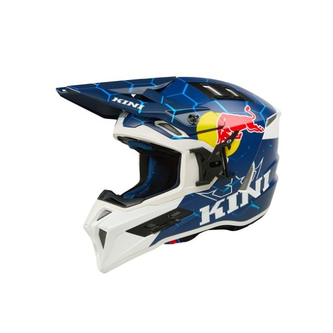 CASCO KINI RED BULL EXC HELMET BLANCO-AZUL-ROJO