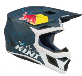 CASCO KINI RED BULL MX3 HELMET BLANCO-AZUL-ROJO