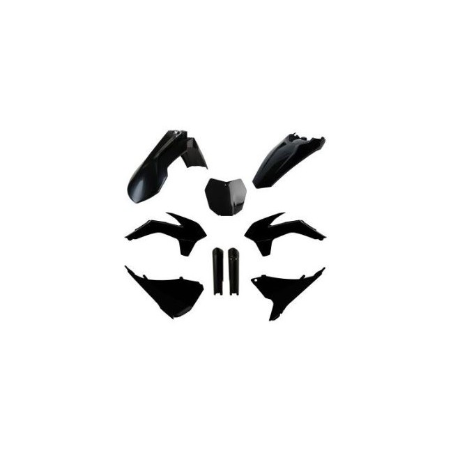 FULL KIT PLASTICOS POLISPORT KTM SX/SXF XC/XC-F 13/14 NEGRO