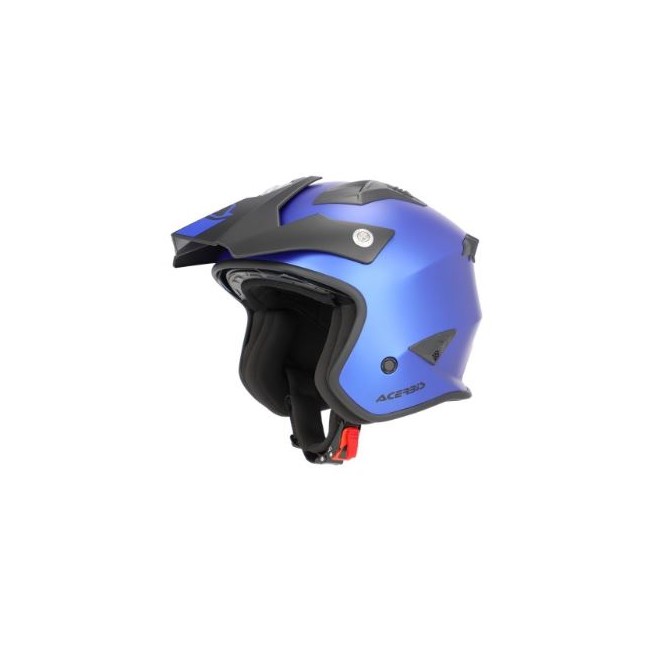 CASCO ACERBIS JET ARIA METALICO AZUL