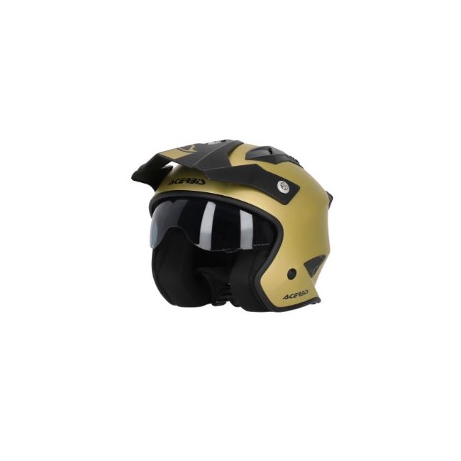 CASCO ACERBIS JET ARIA METALIZADO ORO