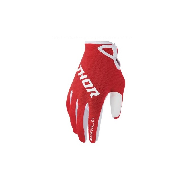GUANTES THOR RIDEMODE STATIC ROJO