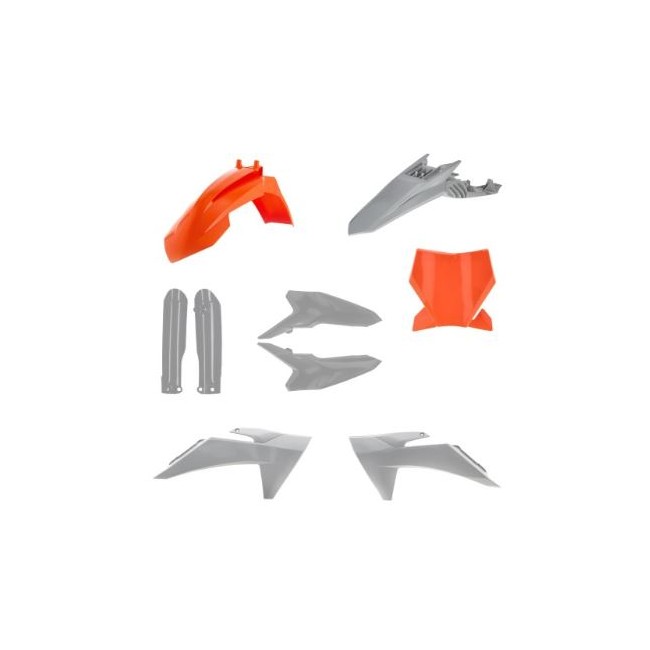 FULL KIT ACERBIS KTM SX65 24-26 NARANJA-GRIS