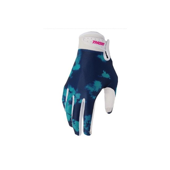 GUANTES THOR LAUNCHMODE BLEACH BLANCO TURQUESA