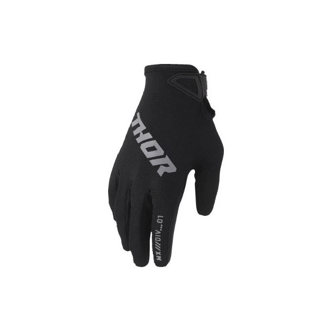 GUANTES THOR RIDEMODE STATIC JUNIOR NEGRO