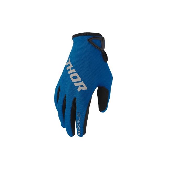GUANTES THOR RIDEMODE STATIC AZUL