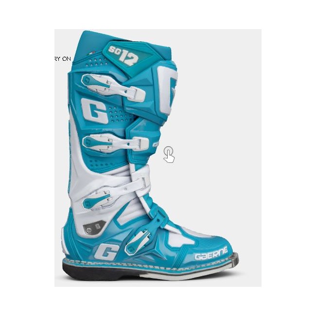 BOTAS GAERNE SG12 TURQUESA BLANCO