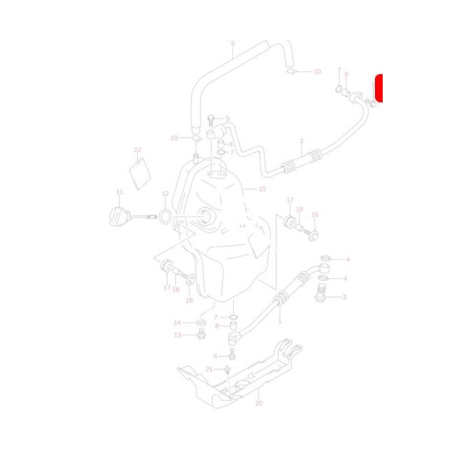 Cala nivel deposito aceite original LTZ 400 n11