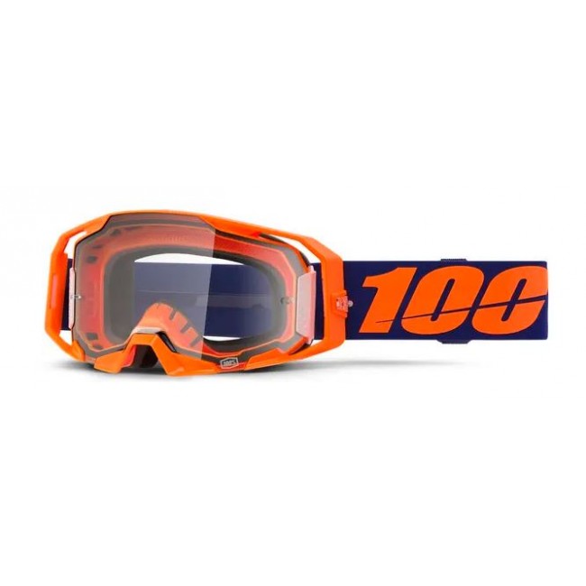 GAFAS 100% ARMATIC NARANJA FLUOR-AZUL OSCURO