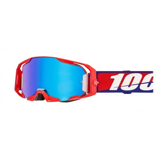 GAFAS 100% ARMATIC ROJO-AZUL