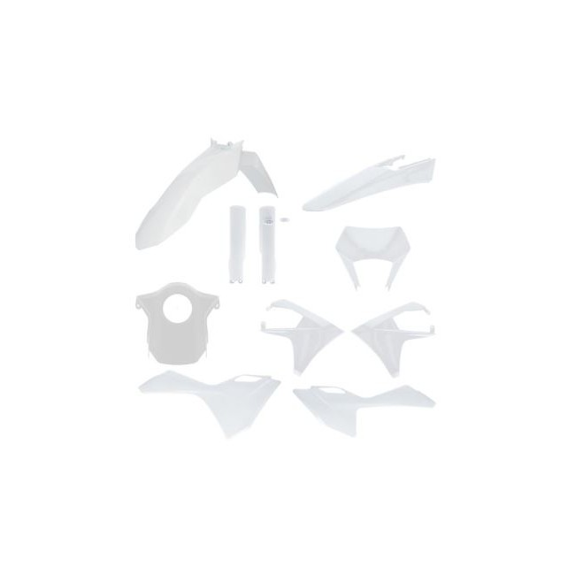 FULL KIT PLASTICOS ACERBIS GAS GAS EC-ECF 24 BLANCO