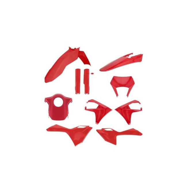 FULL KIT PLASTICOS ACERBIS GAS GAS EC-ECF 24 ROJO