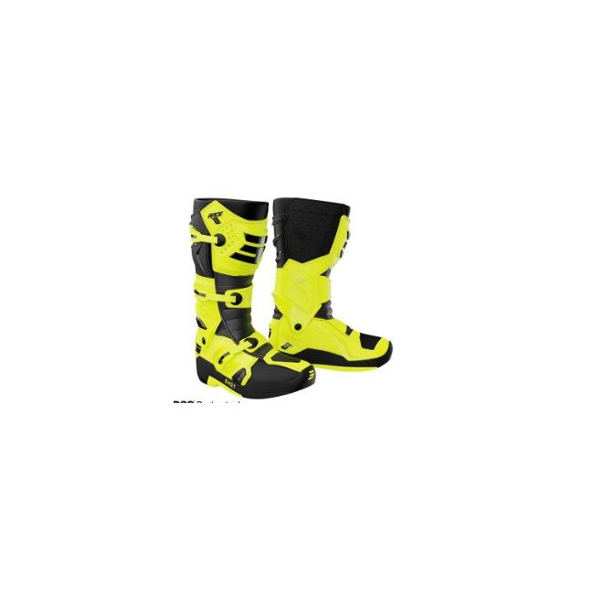 BOTAS SHOT RACE 8 AMARILLO NEGRO