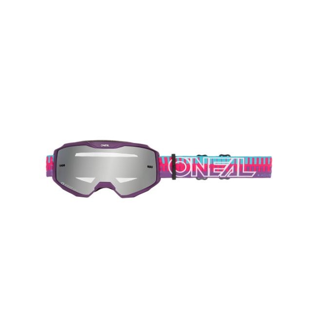 GAFAS ONEAL JUNIOR B-10 STRIPED ROSA-MORADO