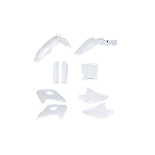 FULL KIT PLASTICO ACERBIS HUSQVARNA TC 50 24-26 BLANCO