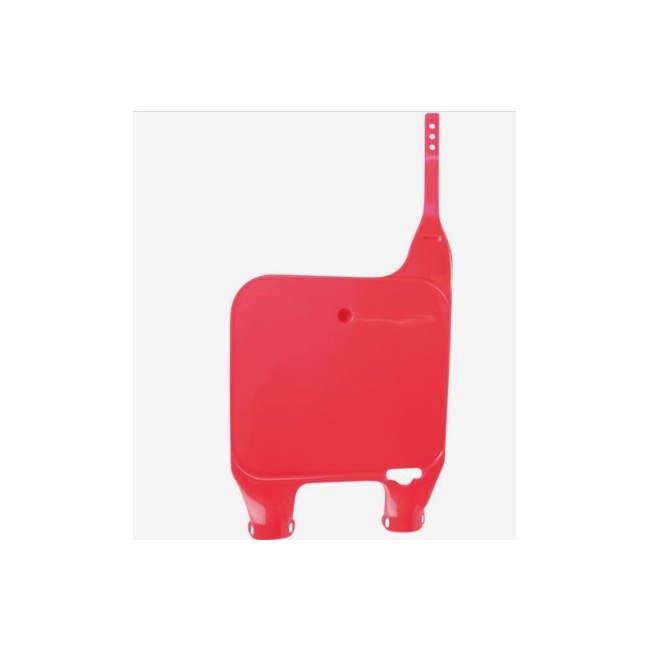 PLACA FRONTAL HONDA CR125R 90-94 ROJO FLUOR