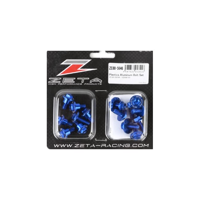 KIT TORNILLOS ZETA PARA PLASTICA YAMAHA YZ 125/250 08/21 AZUL