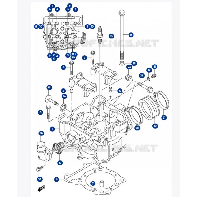 CULATA ORIGINAL LTZ 400 (N1)