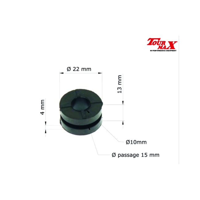 SILENTBLOCK RADIADOR HONDA CR 80 92-02/ 450 CR-F R 02-04