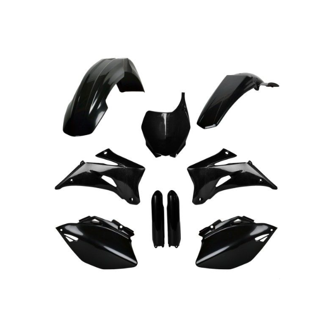 FULL KIT PLASTICOS POLISPORT YAMAHA YZ250F 08-09 NEGRO