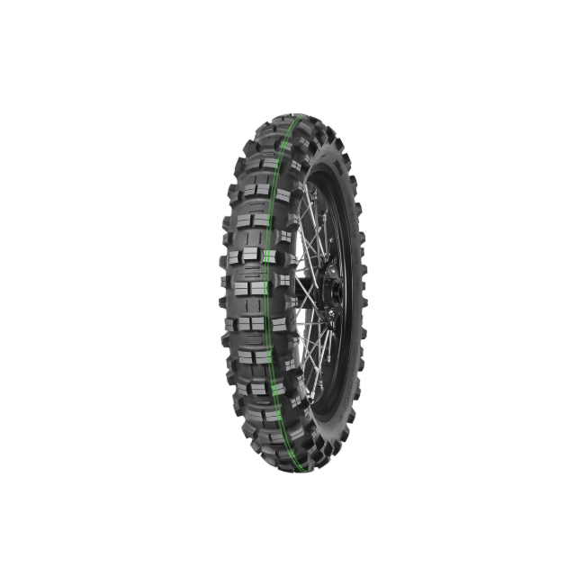 NEUMATICO MITAS TERRA FORCE-EF SUPER SOFT 140/80-18 (DOBLE RAYA VERDE)