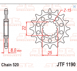 PIÑON TRIUMPH TF 250 X (24-26) Z-13