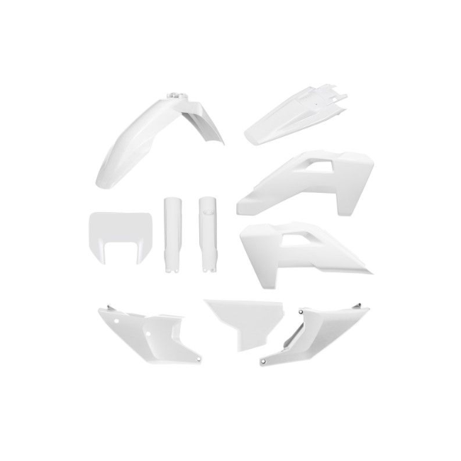 FULL KIT PLASTICO POLISPORT HUSQVARNA FE 350 2026 BLANCO