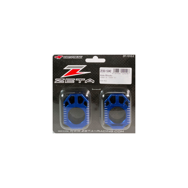 TENSORES DE RUEDAS ZETA YAMAHA YZF 250 12/20 Y YZF 450 10/21 AZUL